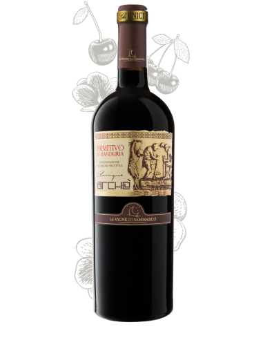 LE VIGNE DI SAMMARCO ARCHE' PRIMITIVO DI MANDURIA DOP - LT 0.75