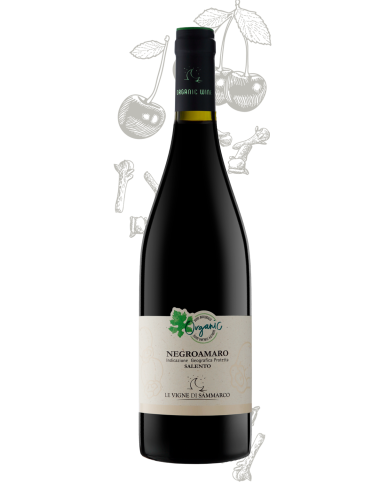 SAMMARCO VINEYARDS NEGROAMARO ORGANIC IGP - LT 0.75