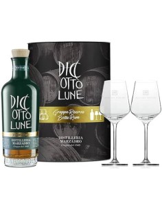 MARZADRO CONFEZIONE 18 LUNE RISERVA BOTTE RUM + 2 BICCHIERI - CL 70