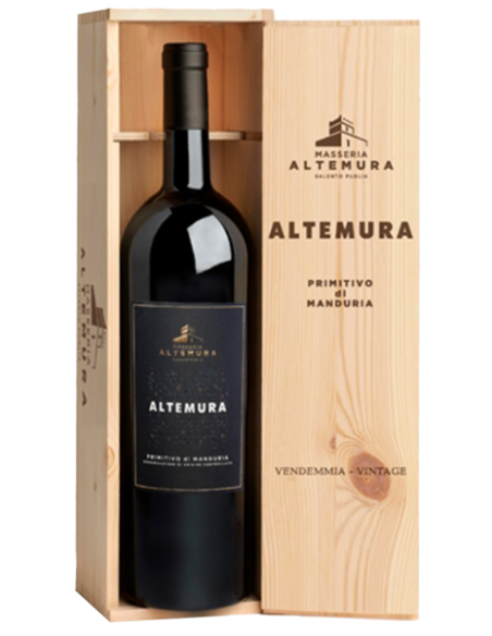 ALTEMURA PRIMITIVO DI MANDURIA MAGNUM CASSETTA IN LEGNO - LT 1.5
