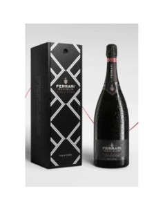 FERRARI MAXIMUM BLANC DE BLANCS CASSETTA IN LEGNO NERA - LT 1.5
