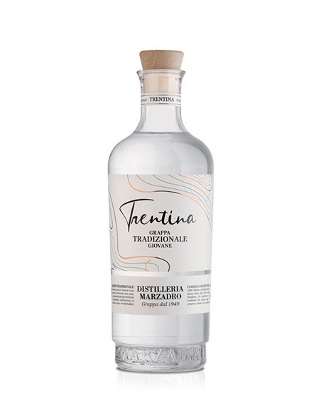 DISTILLERIA MARZADRO - TRENTINA GRAPPA TRADIZIONALE GIOVANE - CL 70