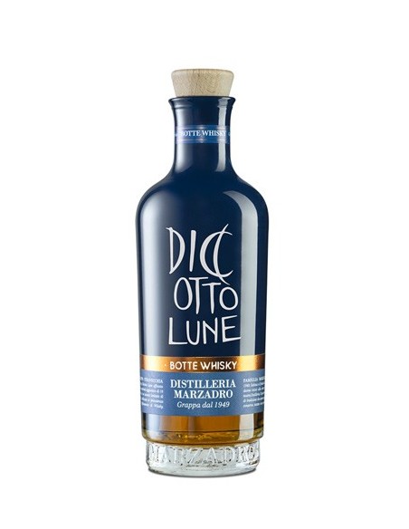 DISTILLERIA MARZADRO  GRAPPA 18 LUNE RISERVA BOTTE WHISKY - CL 70