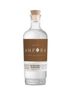 MARZADRO DISTILLERY AMPHORA GRAPPA REFINED IN TERRACOTTA - CL 70