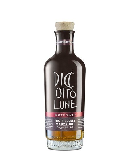 DISTILLERIA MARZADRO  GRAPPA 18 LUNE RISERVA BOTTE PORTO - CL 70
