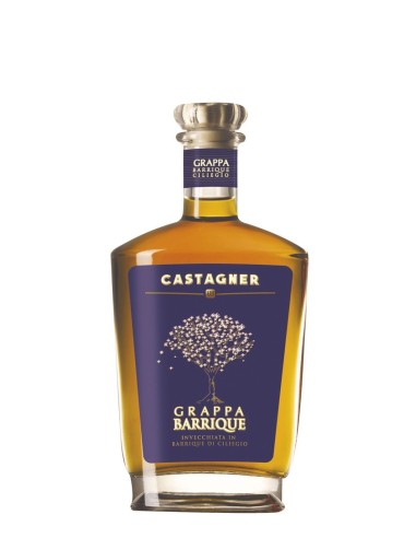CASTAGNER GRAPPA RISERVA AGED IN CHERRY BARRIQUES 18 MONTHS - CL 70