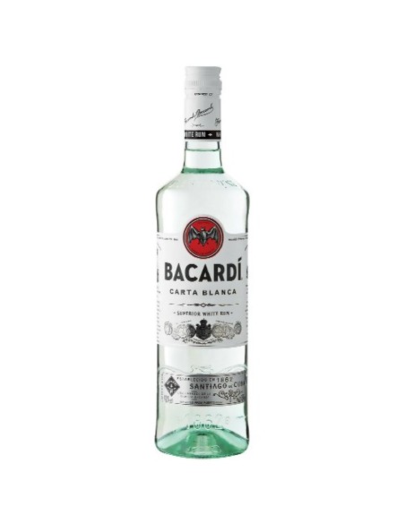 BACARDI CARTA BLANCA RUM - 1 LT