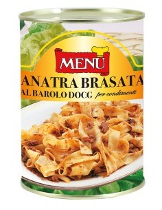 MENU' DUCK BRAISED IN BAROLO DOCG GR.400